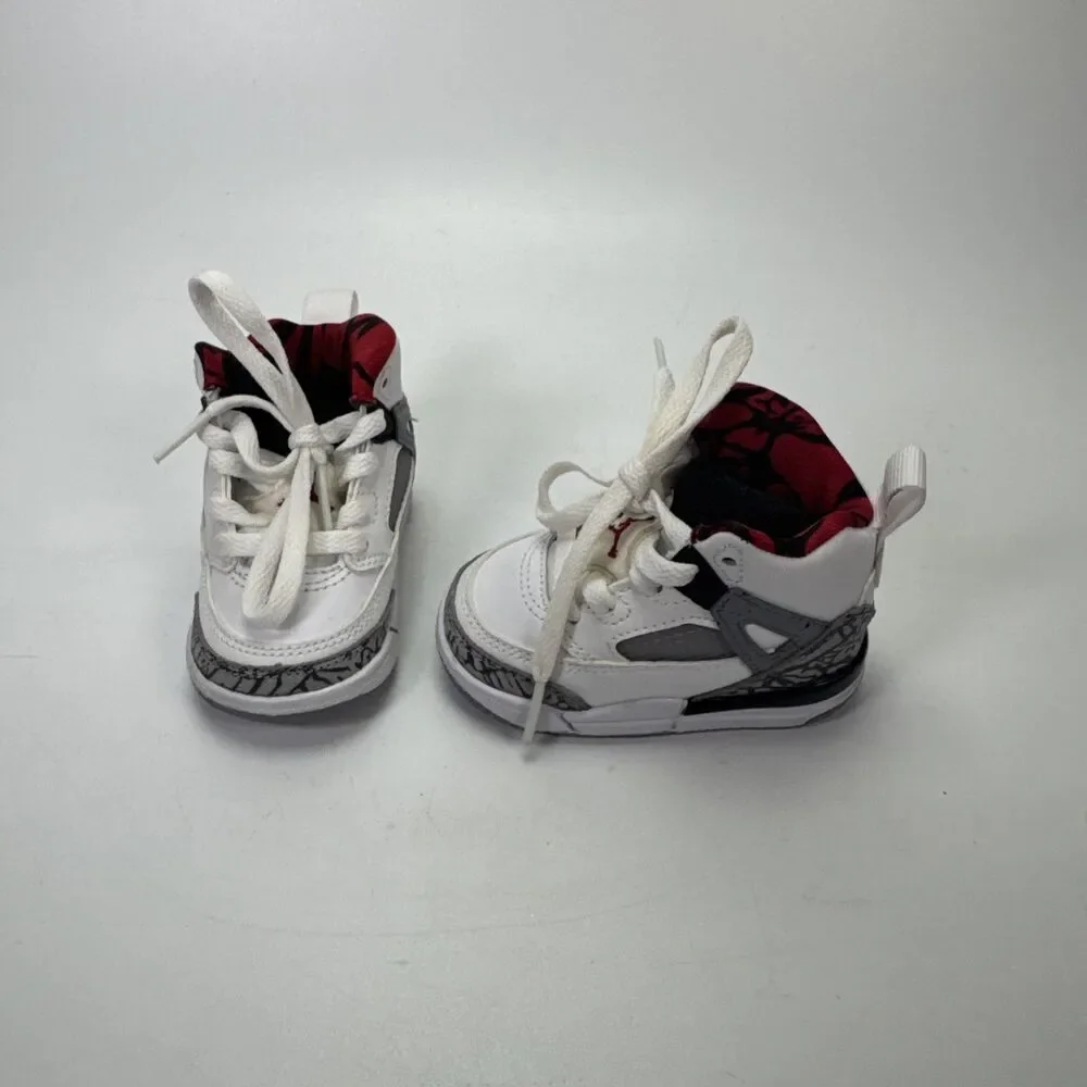 Nike Air Jordan Spizike BT White Black Red Sneakers 317701 122 Toddler Size 3c